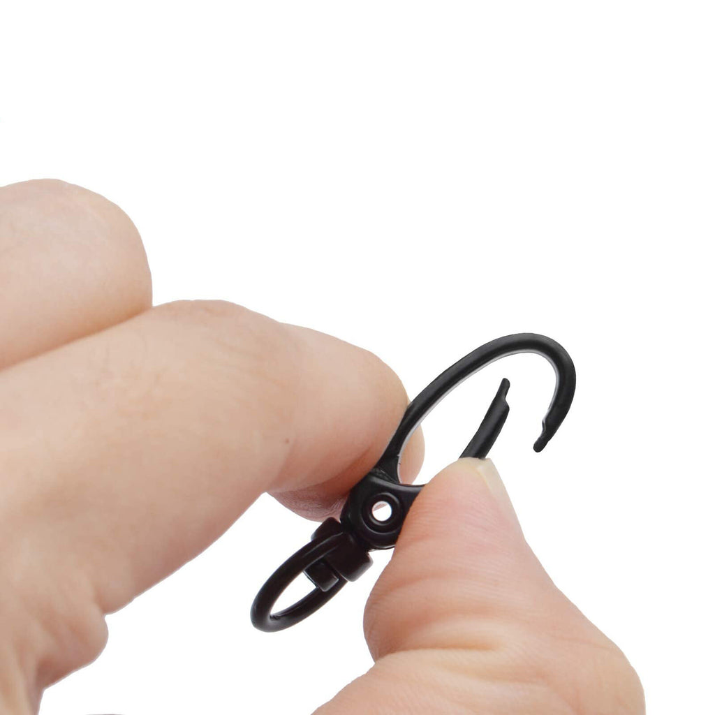 100PCS Gold Swivel Lobster Clasps – Metal Trigger Snap Hooks for Keychains, Bags and DIY Crafts