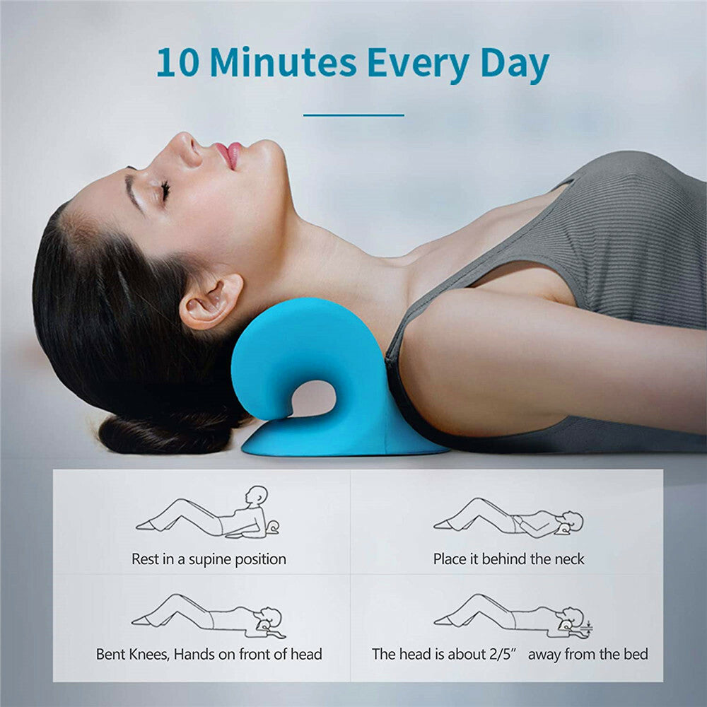 How to use the neck stretcher for 10 minutes