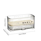 Transparent Kitchen Sink Rag Rack - Sponge Drain Storage Rack for Faucet and Sink Area