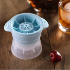 9PCS Whiskey Cocktail Sphere Ice Ball Mold Set - Reusable Round Ice Cube Maker for Drinks