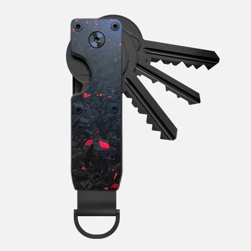 Metal Key Organizer Holder 2–6 Keys | Compact Aluminum Key Case Pocket Keychain