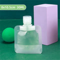 50PCS Reusable Travel Sample Pouches – Empty Plastic Bags for Makeup, Lotion, Shampoo and Liquid Toiletries