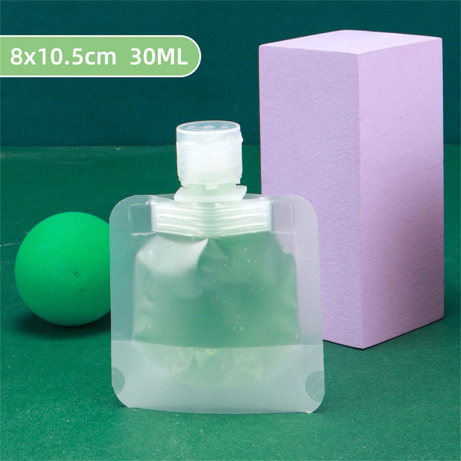 50PCS Reusable Travel Sample Pouches – Empty Plastic Bags for Makeup, Lotion, Shampoo and Liquid Toiletries