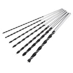 7PCS 300MM Extra Long Wood Drill Bit Set - Brad Point Woodworking Bits 4 5 6 7 8 10 12mm
