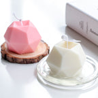8 Cavity 3D Polygon Silicone Mold | Geometric Candle, Chocolate & Dessert Mould