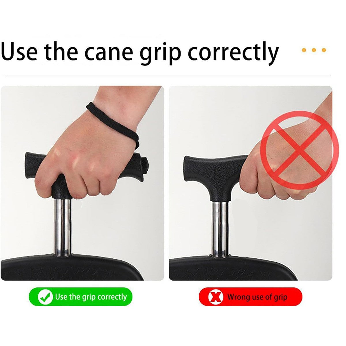 Foldable Seat Cane with Tripod Chair Portable Walking Stick Seat Outdoor Travel Mobility Aid