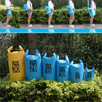 Waterproof Dry Bag Sack | Roll Top Outdoor Bag for Fishing Camping Kayak Canoeing 2/5/10L