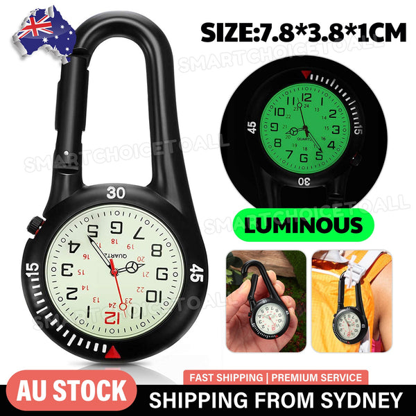 Nurse Fob Watch – Digital Carabiner Clip On Nurses Watch for Paramedics