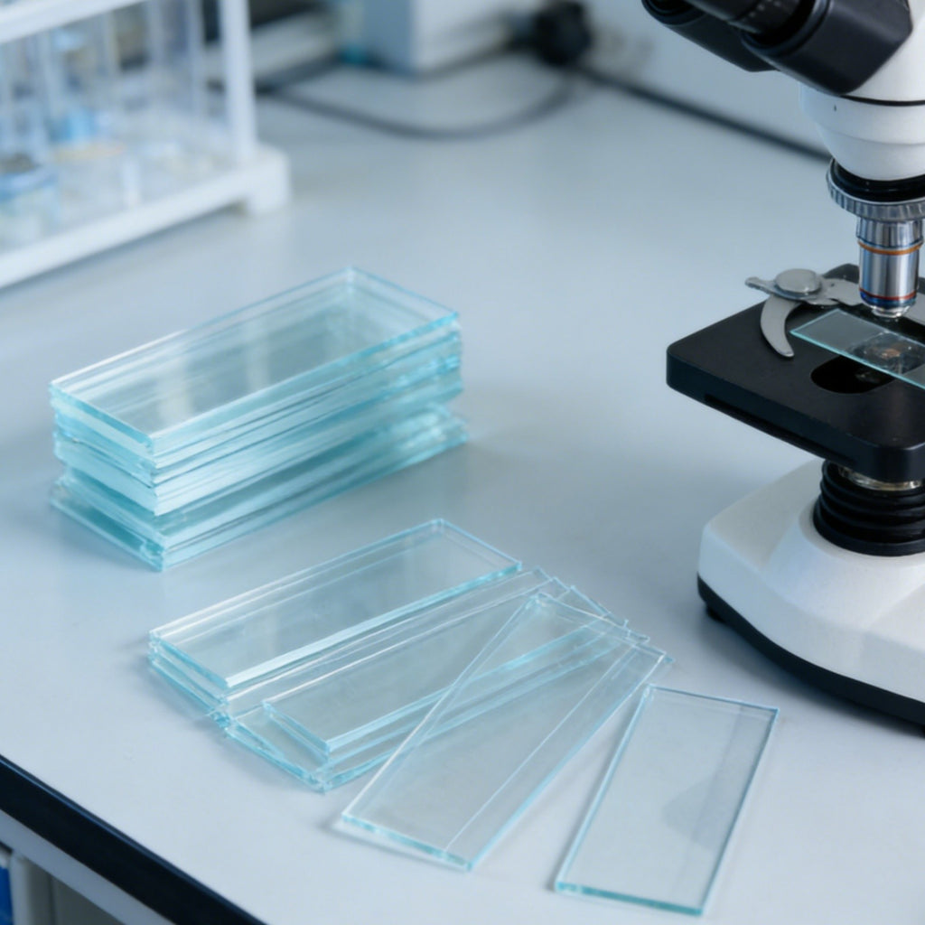 50pcs Microscope Glass Slides with 100pcs 5ml Plastic Pipettes | Lab Sample Kit