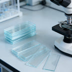 50pcs Microscope Glass Slides with 100pcs 5ml Plastic Pipettes | Lab Sample Kit