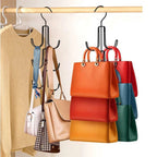 2PCS Multi-Layer Clothes Hanger Hook – Space Saving Closet Organizer for Bags & Clothes
