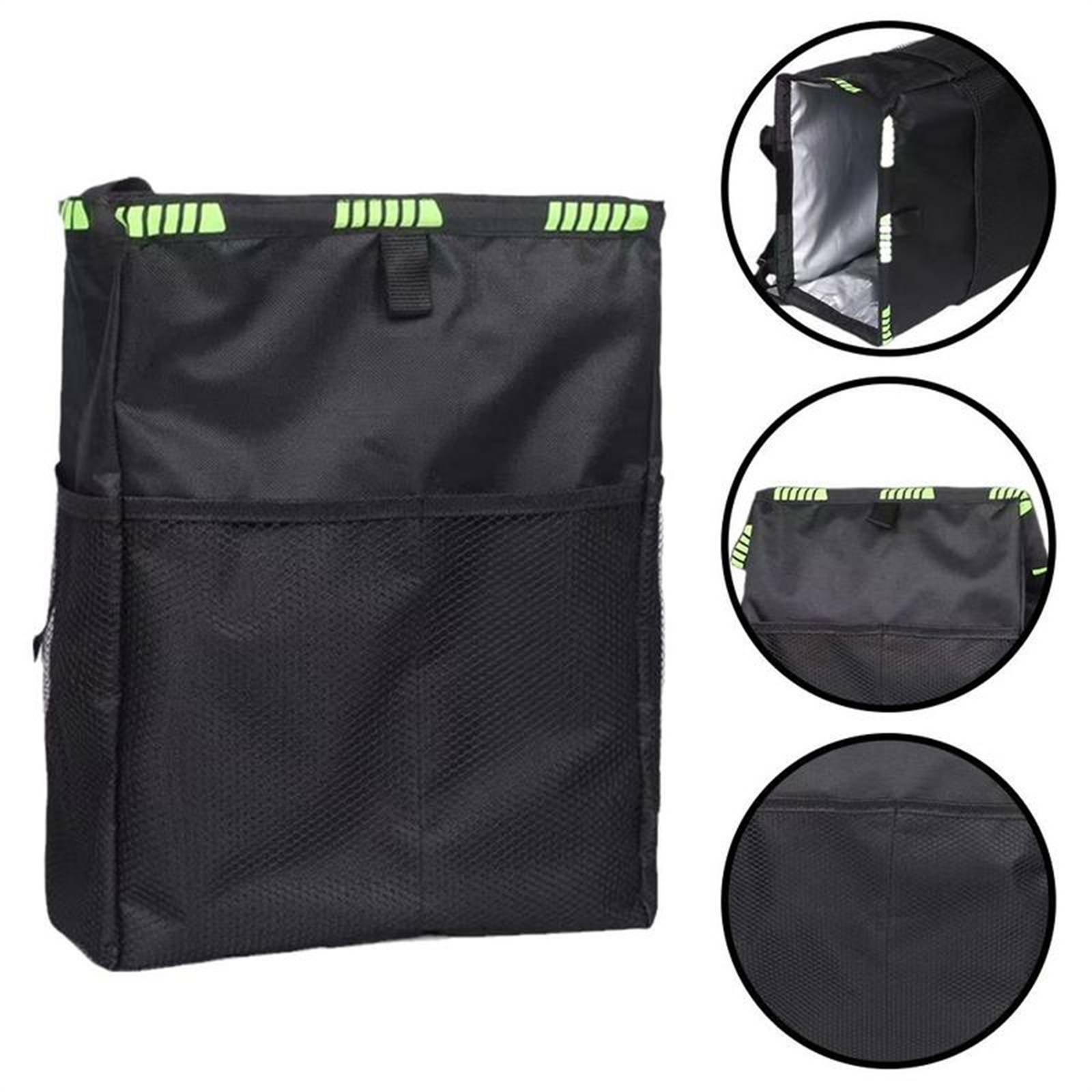 Car Waterproof Trash Bag Back Seat Organizer Leakproof Hanging Garbage Storage Bag