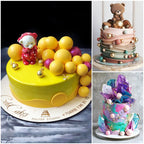 3PCS Semi Sphere Silicone Chocolate Mould Set - Half Round Dome Bakeware for Baking and Desserts