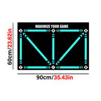 2 Pack Soccer Training Mat – Non Slip Football Dribbling and Footwork Practice Mat for Kids and Adults