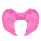Pink Feather Angel Fairy Wings Kids Fancy Costume Props Masquerade Halloween AU