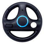 Black Wii steering wheel front