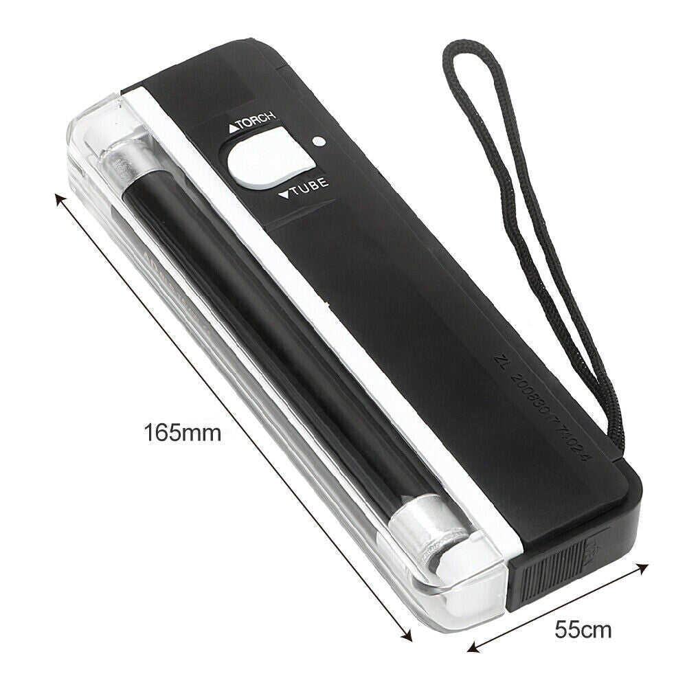 Portable UV Black Light Torch – LED Handheld Blacklight Money Detector