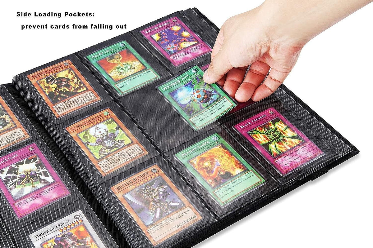 Side loading pockets holding cards