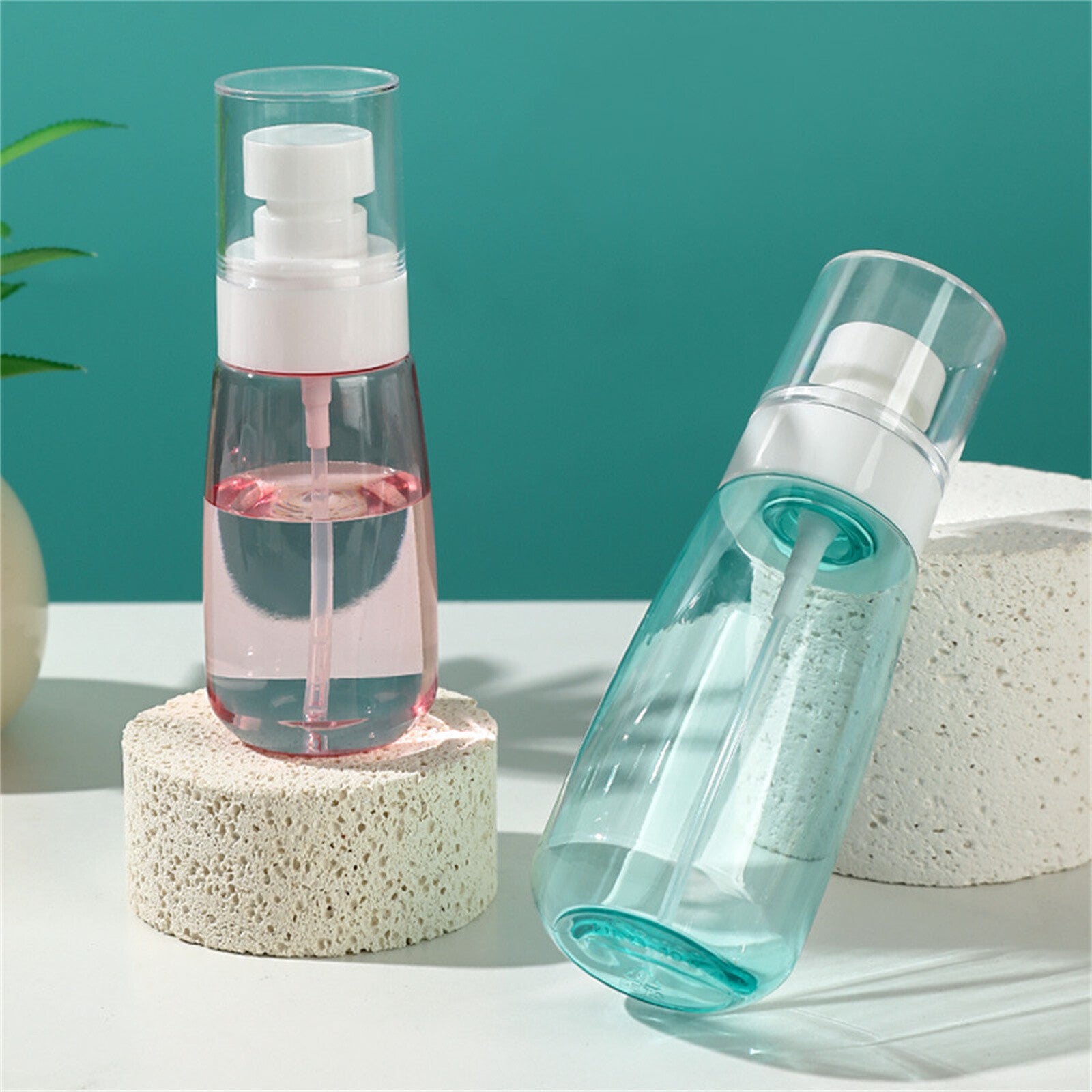 3/6pcs Refillable Perfume Atomiser Spray Bottles 60ml | Travel Pump Dispenser Set