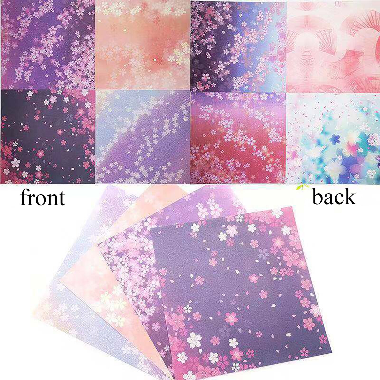 240 Sheets Japanese Sakura Origami Paper 15×15cm Double Sided Square Craft Folding Paper