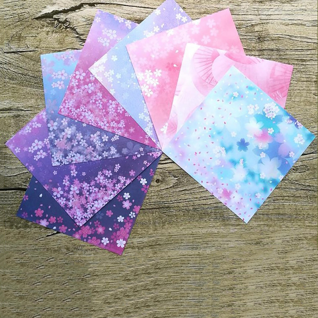 240 Sheets Japanese Sakura Origami Paper 15×15cm Double Sided Square Craft Folding Paper