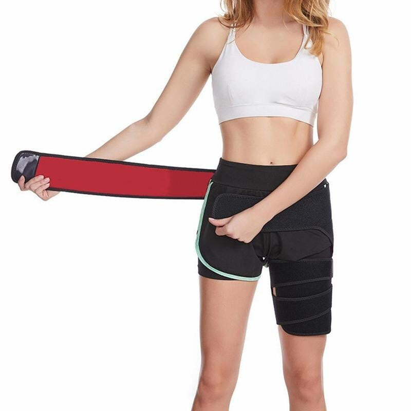 Hip Brace Compression Groin Support Wrap – Sciatica & Thigh Pain Relief (Unisex)
