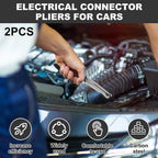 2pcs Electrical Connector Disconnect Pliers | Automotive Plug Removal Tool