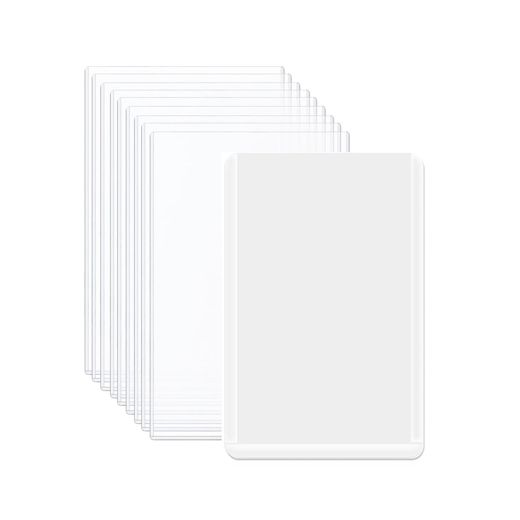 50 Pack 35PT Top Loader Card Holders – Clear Rigid Baseball and Trading Card Protectors