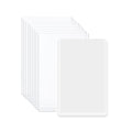 50 Pack 35PT Top Loader Card Holders – Clear Rigid Baseball and Trading Card Protectors