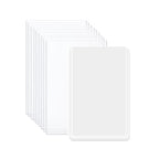 50 Pack 35PT Top Loader Card Holders – Clear Rigid Baseball and Trading Card Protectors