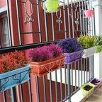 30PCS Artificial Lavender Flowers – UV Resistant Outdoor Faux Plants Garden Decor