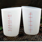 2pcs Silicone Measuring Cups 250ml/500ml | Reusable Resin Mixing Cup for DIY Craft & Jewelry