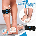 Massage pad on the leg