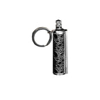 Waterproof Fire Starter Flint Match Keychain – Metal Survival Lighter for Camping