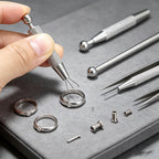 UP 4x Aluminum Alloy Piercing Grabber Tool Ball Bead Holder Claw Jewellery Tools