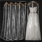 Clear Garment Bag Dustproof Dress Cover PVC Wedding Dress Suit Storage Bag