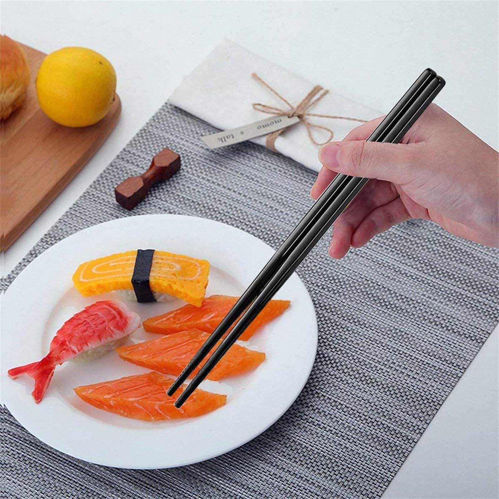 Portable Stainless Steel Travel Cutlery Set with Case – Spoon Fork Knife Chopsticks Kit (8PCS / 3PCS Options)
