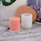 DIY Candle Silicone Mold - 3D Wax Soap Perfume Candle Making Mould in 2 Styles