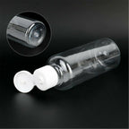 10pcs 50ml Refillable Travel Bottles | Clear PET Squeeze Cosmetic Lotion Containers