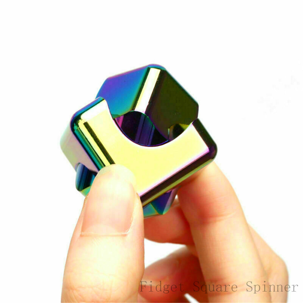 Spinning the fidget cube between fingers
