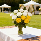20pcs Artificial Rose Flowers Silk Long Stem Fake Roses Wedding Home Decor