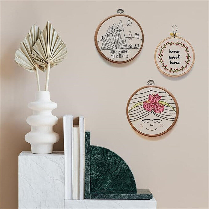 2X8/15cm Hand Embroidery Display Frame  Embroidery Hoop Flexi Hoop Decoration AU