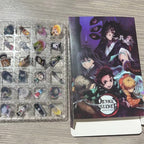 Real photo of the anime advent calendar tray with 24 acrylic figures