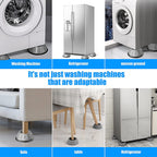 4pcs Anti-Vibration Washing Machine Pads | Non-Slip Appliance Feet Floor Protectors
