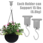 40pcs RV Awning S Hooks | Tent Awning Rail Clips Hanging Hooks for Camping & Caravan