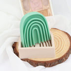 2pcs 3D Rainbow Bridge Silicone Mold | DIY Candle Soap Resin Gypsum Baking Mould