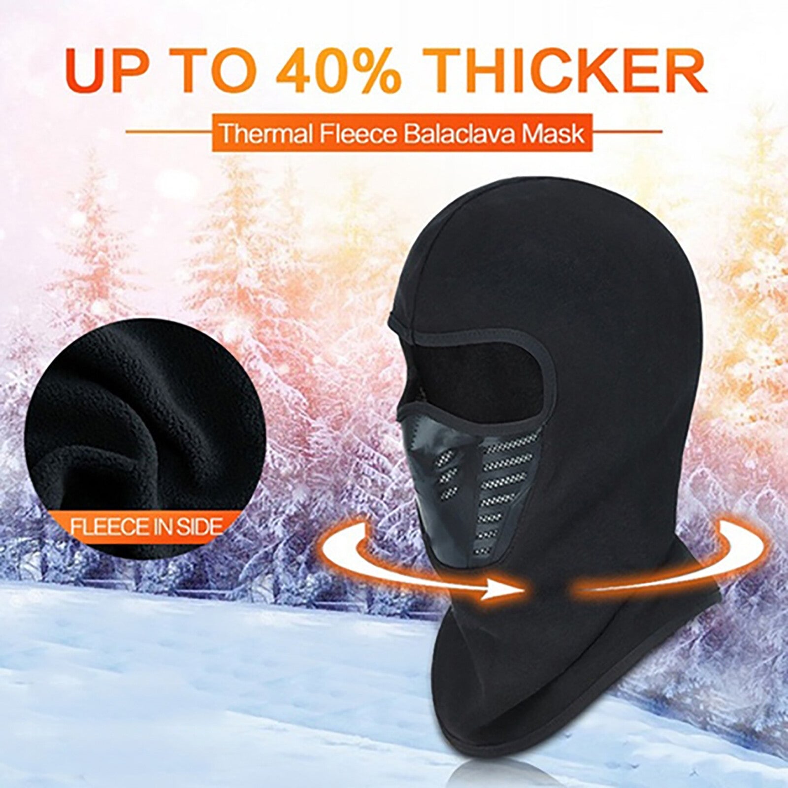 10pcs Balaclava Full Face Mask | Winter Fleece Ski Motorcycle Cycling Face Cover