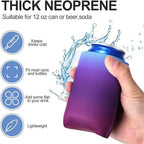 8-32PCS Slim Can Cooler Sleeves Neoprene Drink Can Cup Covers Assorted Colours