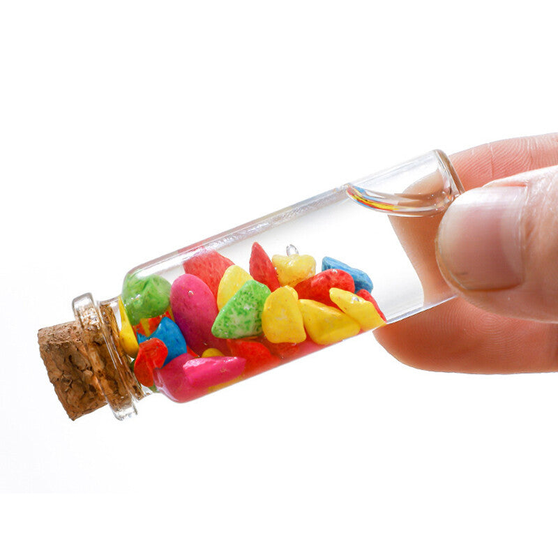100PCS 40ml Glass Vials with Cork Stoppers - Mini Wish Bottles and Storage Jars