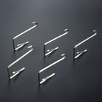10pcs 5mm Stainless Steel Over The Door Hook Adjustable Door Hanger Rack Cloth